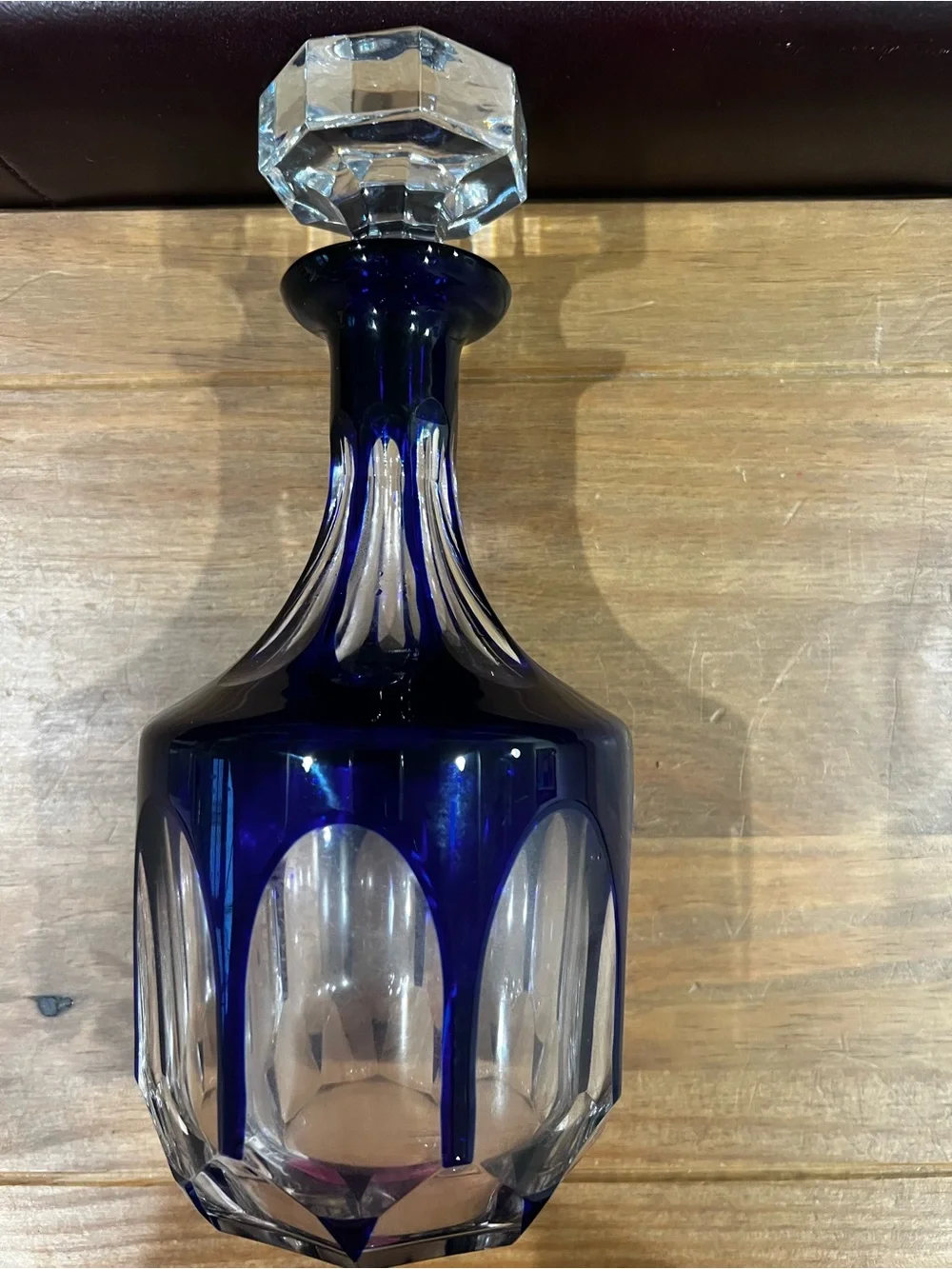 Natchmann Crystal Decanter.Rare find!